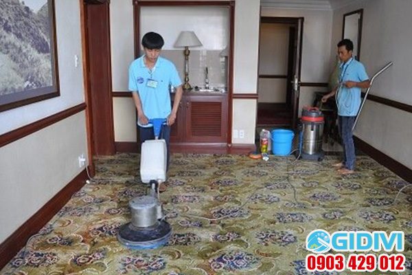 Dịch vụ giặt thảm văn phòng ở tphcm - GiDiVi