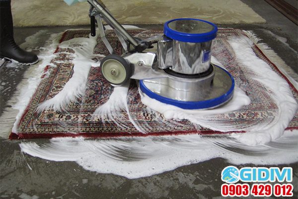 Dịch vụ giặt thảm văn phòng ở tphcm - GiDiVi