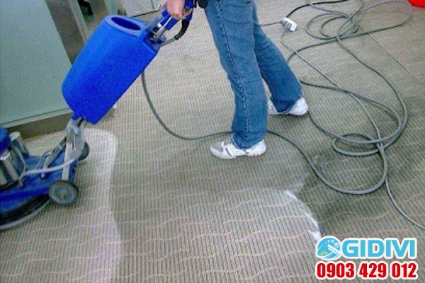 Dịch vụ giặt thảm văn phòng ở tphcm - GiDiVi