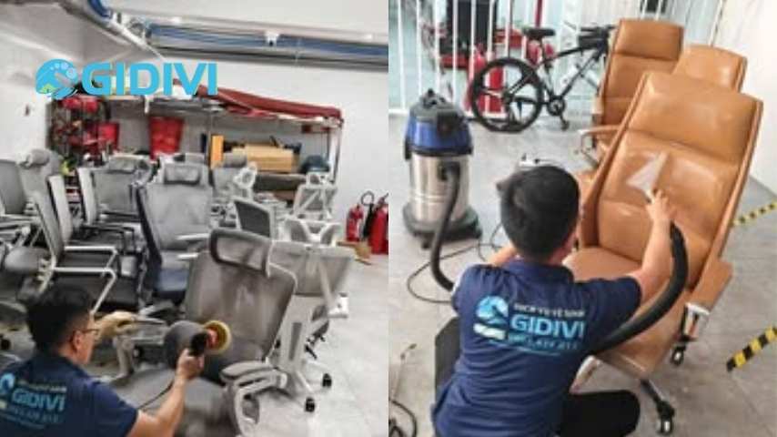 Dịch vụ giặt ghế văn phòng ở TPHCM