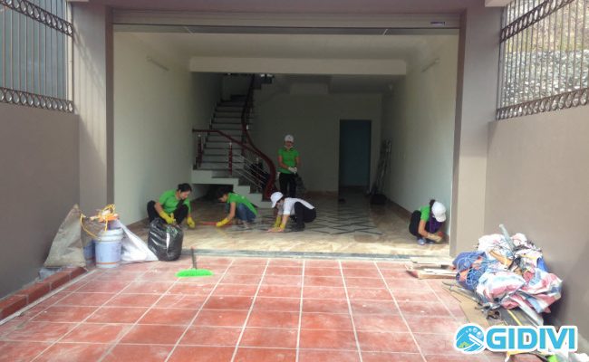 Dịch vụ dọn vệ sinh nhà mới xây dựng xong - GiDiVi