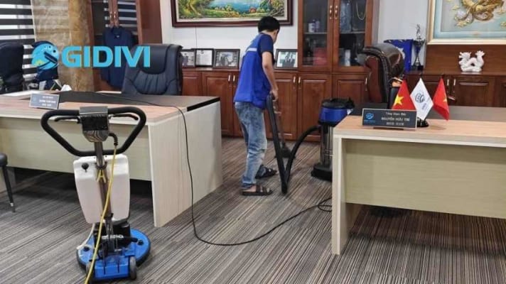 Dịch vụ giặt thảm văn phòng quận 7 sạch sẽ thơm tho
