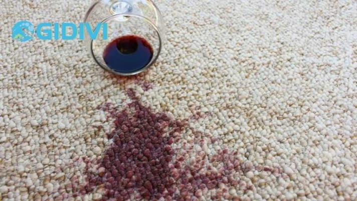 Mẹo loại bỏ vết bẩn của rượu vang trên thảm dễ dàng
