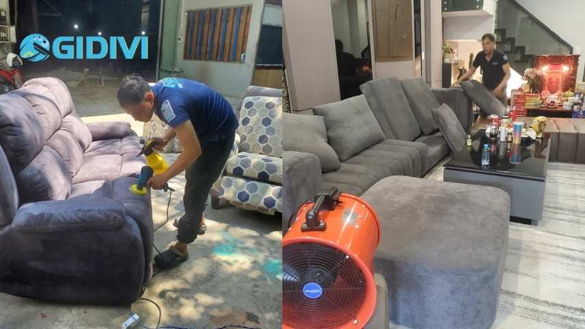 Những câu hỏi về dịch vụ vệ sinh ghế Sofa của GiDiVi