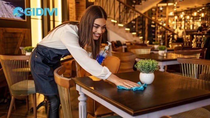 Quy trình vệ sinh và làm sạch các trang thiết bị nhà hàng