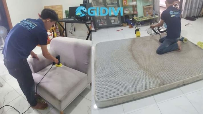 Gợi ý địa chỉ giặt nệm, ghế sofa tại Bến Cát