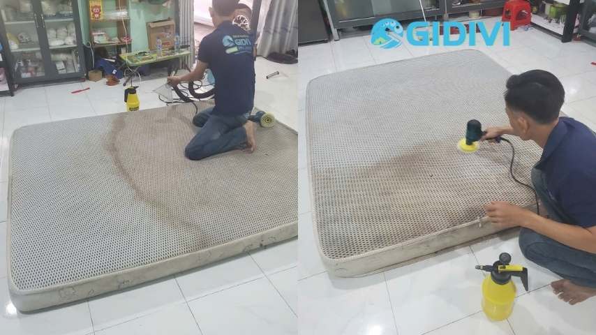 Vệ sinh nệm lò xo