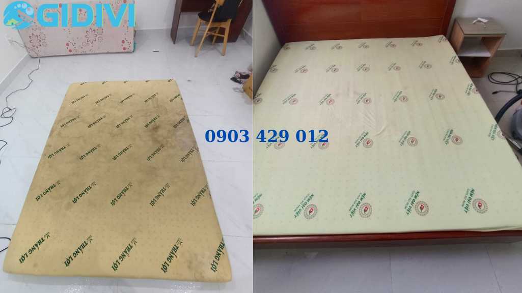 Giặt nệm tại nhà quận 12
