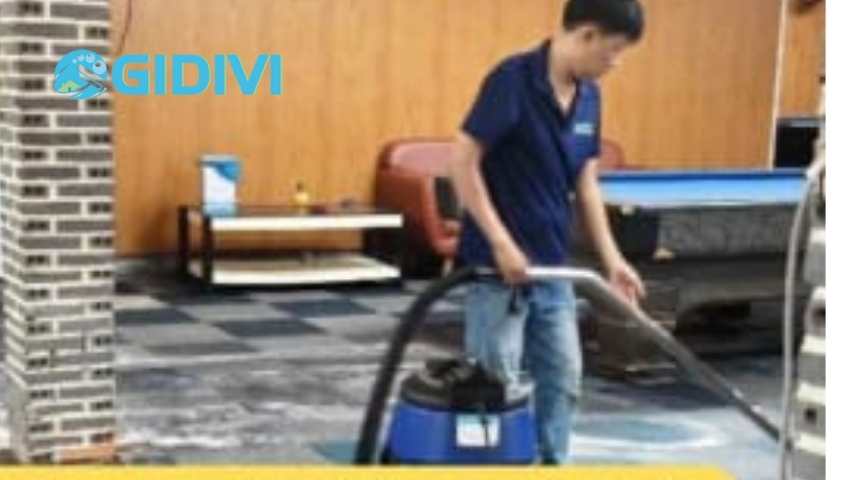 Dịch vụ giặt thảm tại Dĩ An